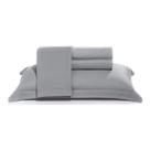 Jogo de Cama Queen Hedrons Luma Comfort 3 Pçs Cinza - RC0672 Jogo de Cama Queen Hedrons Luma Comfort 3 Pçs Cinza - RC0672