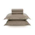 Jogo de Cama Queen Karsten Soft 200 Fios Tom Grão 4 Pçs 3124