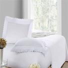 Jogo De Cama Queen Mini Leque Branco 300 Fios - Naturalle