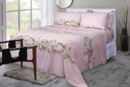 Jogo de Cama Queen Size 4 Peças Microfibra Sultan Leucacia