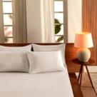 Jogo de Cama Queen Size Lençol 100% Algodão Liso 3pçs Vivald
