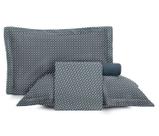 Jogo de Cama Queen Toque Acetinado Altenburg Slim Marinho 4 pçs