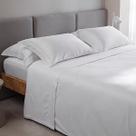 Jogo De Cama Queen Vision New Colors Cetim 300 Fios Lençol Fronha Buddemeyer Branco