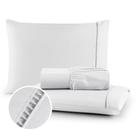 Jogo de Cama Sofist Ponto Palito 3 Peças King Micropercal 400 fios toque macio Jogo de Cama Sofist Ponto Palito 3 Peças King Micropercal 400 fios toque macio