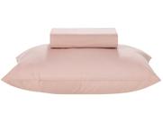 Jogo de Cama Solteiro 100% Algodão Karsten 160 Fios Matiza Rosa 2 Peças