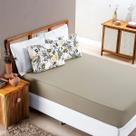 Jogo de Cama Solteiro 100% Algodão Malha Quality 02 Peças Blossom