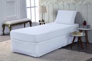 Jogo de Cama Solteiro Altura 30cm Branco