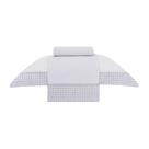 Jogo De Cama Solteiro Buddemeyer Percalle Pied Poule 180 Fios 3 Pçs Cinza - 23345 Jogo De Cama Solteiro Buddemeyer Percalle Pied Poule 180 Fios 3 Pçs Cinza - 23345