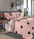 Jogo De Cama Solteiro Coração 3 Peças Lar E Lazer Rosa Jogo De Cama Solteiro Coração 3 Peças Lar E Lazer Rosa