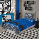 Jogo de Cama Solteiro Estampado Playstation 1,40m x 2,20m - 2 peças