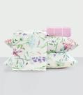 Jogo De Cama Solteiro Floral 200 Fios Lar e Lazer Bege Jogo De Cama Solteiro Floral 200 Fios Lar e Lazer Bege