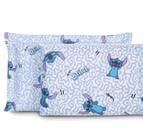 Jogo de Cama Solteiro Infantil 3 Pçs Stitch Cool Andreza