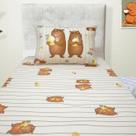 Jogo De Cama Solteiro Infantil Capivara Portallar