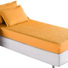 Jogo De Cama Solteiro Kit Capa Matelado Acolchoado Elástico