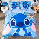 Jogo de cama solteiro lilo & stitch 4 peças 400 fios