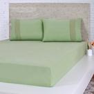 Jogo de Cama Solteiro Malha 3 Pçs Bella Cama 100% Algodão 88x188x30cm