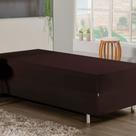 Jogo de Cama Solteiro Nobre 2 Peças Luva de Box 55cm de Altura Malha 100% Algodão - Marrom