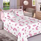 Jogo de Cama Solteiro Premium 200 Fios Estampado 100 Algodão Estamparia