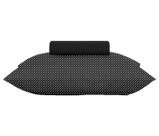 Jogo de Cama Solteiro Toque Acetinado Altenburg Slim Preto 2 pçs