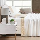 Jogo De Cama Supreme King 04 Peças - Off White Jogo De Cama Supreme King 04 Peças - Off White