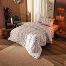 Jogo de cama teka kides 3pç solteiro borboleta