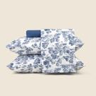 Jogo de Cama Toi Microfibra Azul - ACASA
