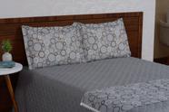 Jogo De Cama Valencia Casal Padrão 4 Peças Com Xale Novo