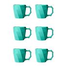 Jogo De Canecas Cerâmica Xícara Café Leite Kit 6 Unid Tifani