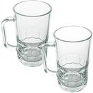 Jogo de Canecas de Chopp de Vidro 320ml 2 Peças - Seu Lar