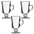 Jogo de canecas de Vidro Capuccino 120ML Casa Tem Glass