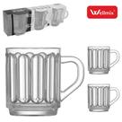 Jogo de Canecas de Vidro Carmine Transparente 3 Peças 245ml