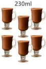 Jogo De Canecas Em Vidro Irish Coffe 6 Peças 230ml Capuccino
