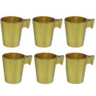 Jogo de Canecas Xícaras Malta 6 peças 90ml Hauskraft