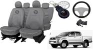 Jogo de capa Hilux couro + conforto e acabamento top