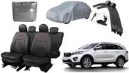 Jogo de Capa Sorento 2015 a 2019 + Capa de Cobertura + Limpador de Parabrisa: Cuide do Seu Carro