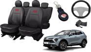 Jogo de Capa Sportage 2023 a 2025 + Chaveiro + Capa de Volante Sofisticação e Proteção Jogo de Capa Sportage 2023 a 2025 + Chaveiro + Capa de Volante Sofisticação e Proteção