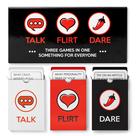Jogo de cartas ARTAGIA Talk Flirt Dare para casais Jogo de cartas ARTAGIA Talk Flirt Dare para casais