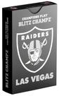 Jogo de cartas Blitz Champz Las Vegas Raiders NFL para crianças a partir de 7 anos