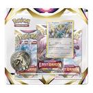 Jogo de cartas colecionáveis Pokémon 3 Pack Blister Sword Shield