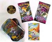 Jogo de cartas colecionáveis Pokémon Galar Pals Mini Tin com 5 boosters