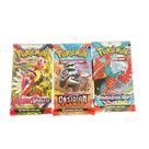 Jogo de cartas colecionáveis Pokémon Sealed 3 Booster Pack Lot