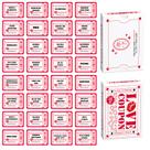 Jogo de cartas com cupons Couples Love 50 cartões de encontros românticos Jogo de cartas com cupons Couples Love 50 cartões de encontros românticos