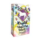 Jogo de cartas Crystal Unicorn Tarot Deck para festa em família