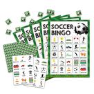 Jogo de cartas de bingo de futebol OZTEMETY Soccer Party 24 Players C05