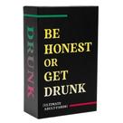 Jogo de cartas Drinking Party Be Honest or Get Drunk Adult