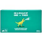 Jogo de cartas Exploding Kittens em uma escala de um a T-Rex