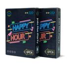 Jogo de cartas Happy Hour Drinking Party com 50 cartas divertidas