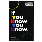 Jogo de cartas If You Knows Yous Knows Fun Family para adultos e adolescentes