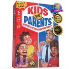 Jogo de cartas Kids VS Parents Quão bem você conhece sua família
