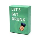 Jogo de cartas Lets Gets Drunks Fun Family para adultos, adolescentes e crianças